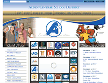 Tablet Screenshot of aldenschools.org